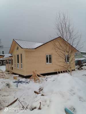 Завершено строительство каркасного дома по проекту К-76 - 9
