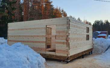  Завершилось строительство дома из сухого проф. бруса 140х140 мм., по проекту Д-17 - 7