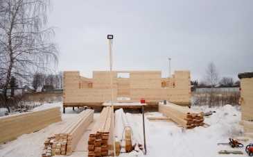 Завершилось строительство одноэтажного дома из бруса 9х9 метров по проекту Заказчицы - 14
