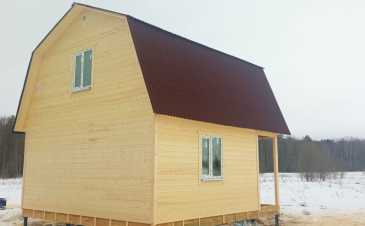Завершено строительство каркасного дом по проекту К-5 - 4