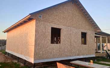 Завершилось строительство одноэтажного каркасного дома по проекту К-76 с изменениями - 7
